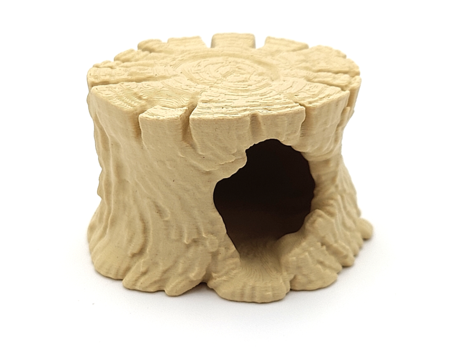 Hollow tree stump