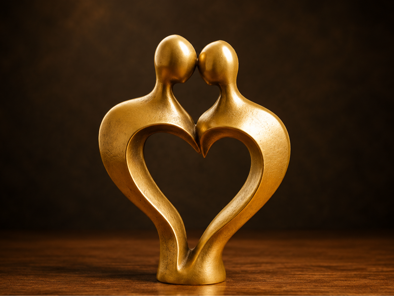 Eternal Love Heart Sculpture