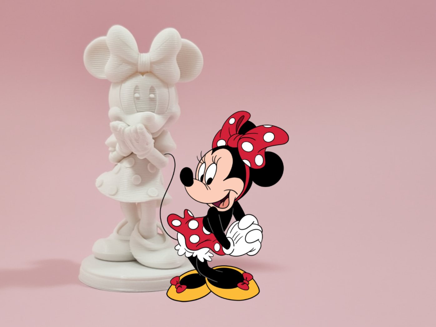 Disney Minnie Mouse Laughing 3D Model