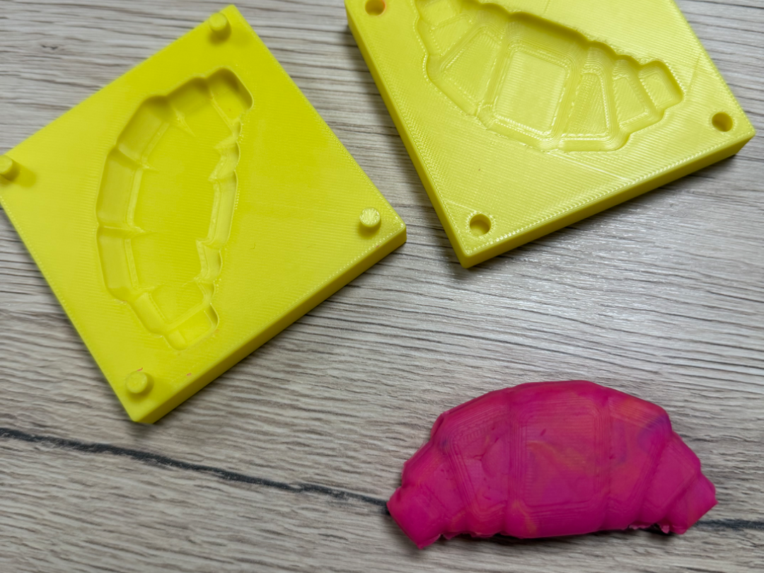 Molde plastilina Croissant Playdoh
