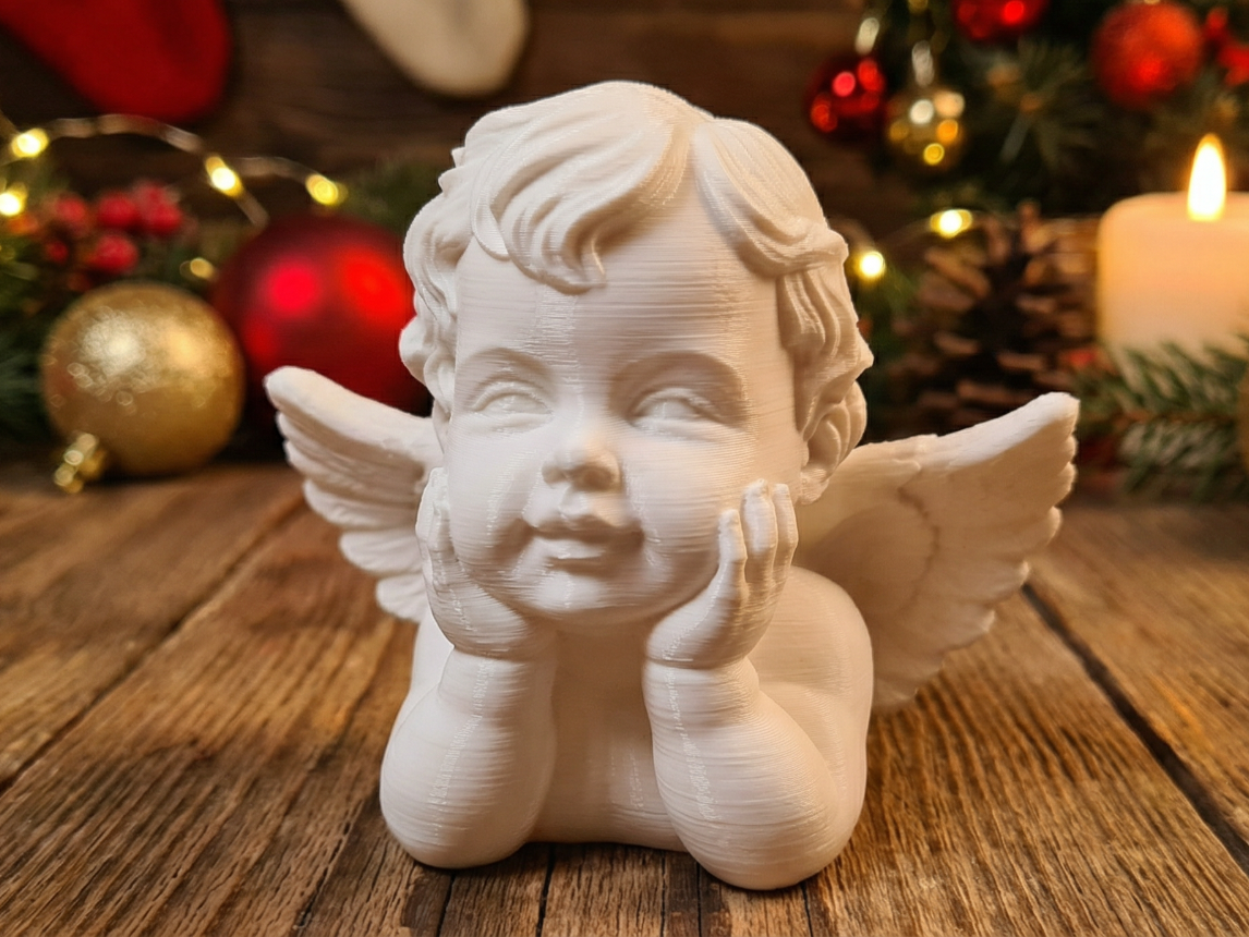 Christmas Baby Angel Statue