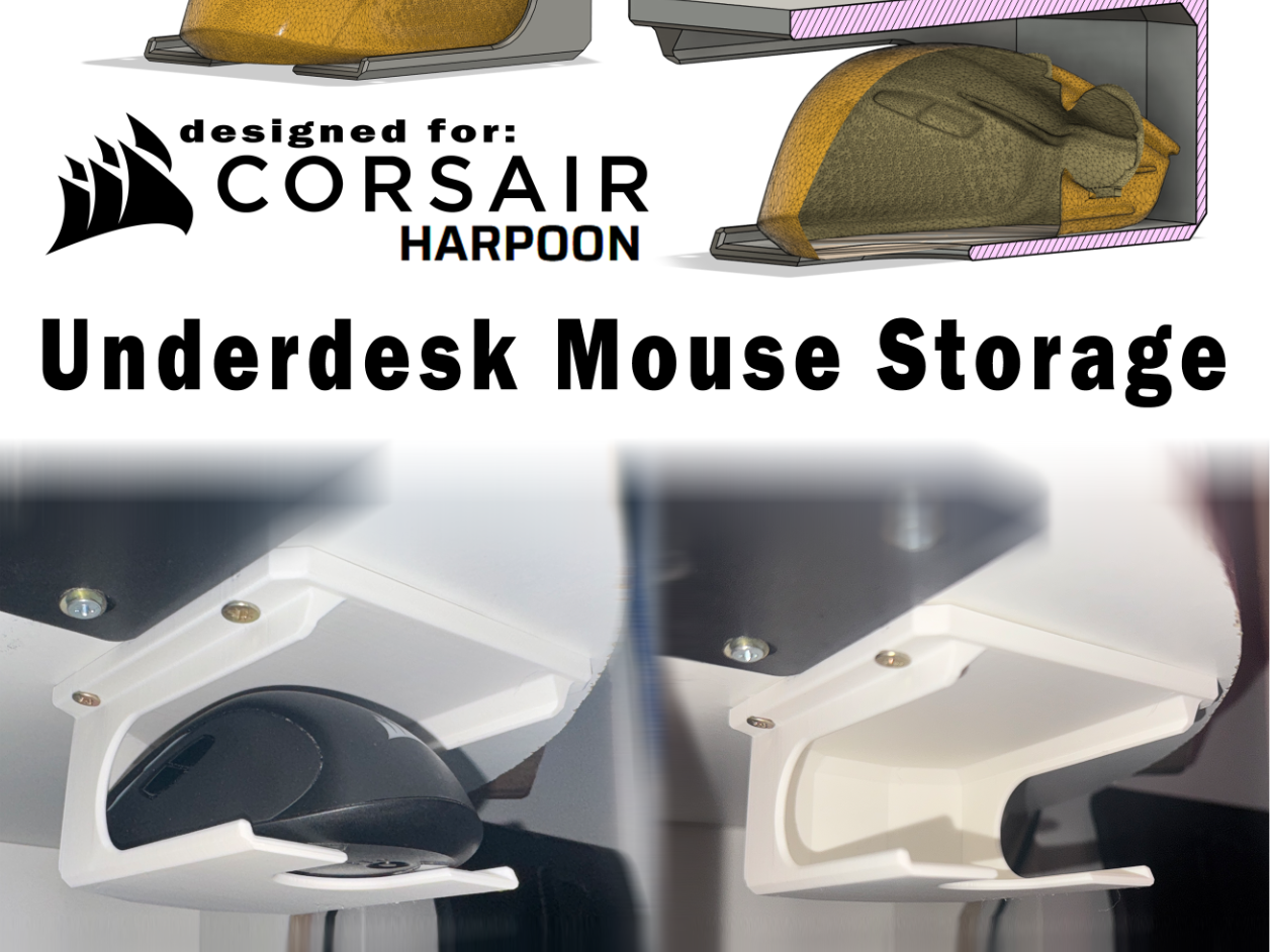 Underdesk Mouse Storage