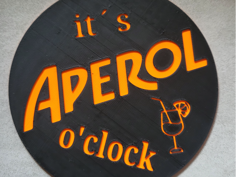 it´s Aperol o´clock Untersetzer (kein AMS nötig)