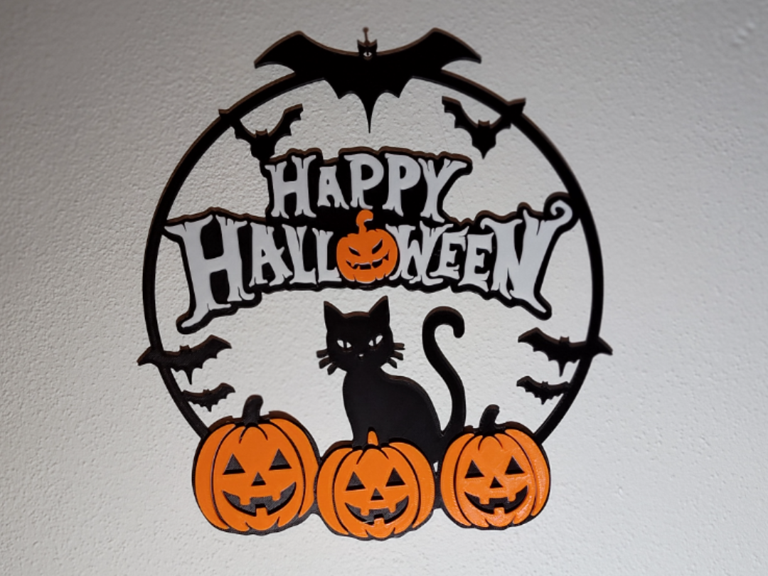 Happy Halloween decoration (even without AMS)