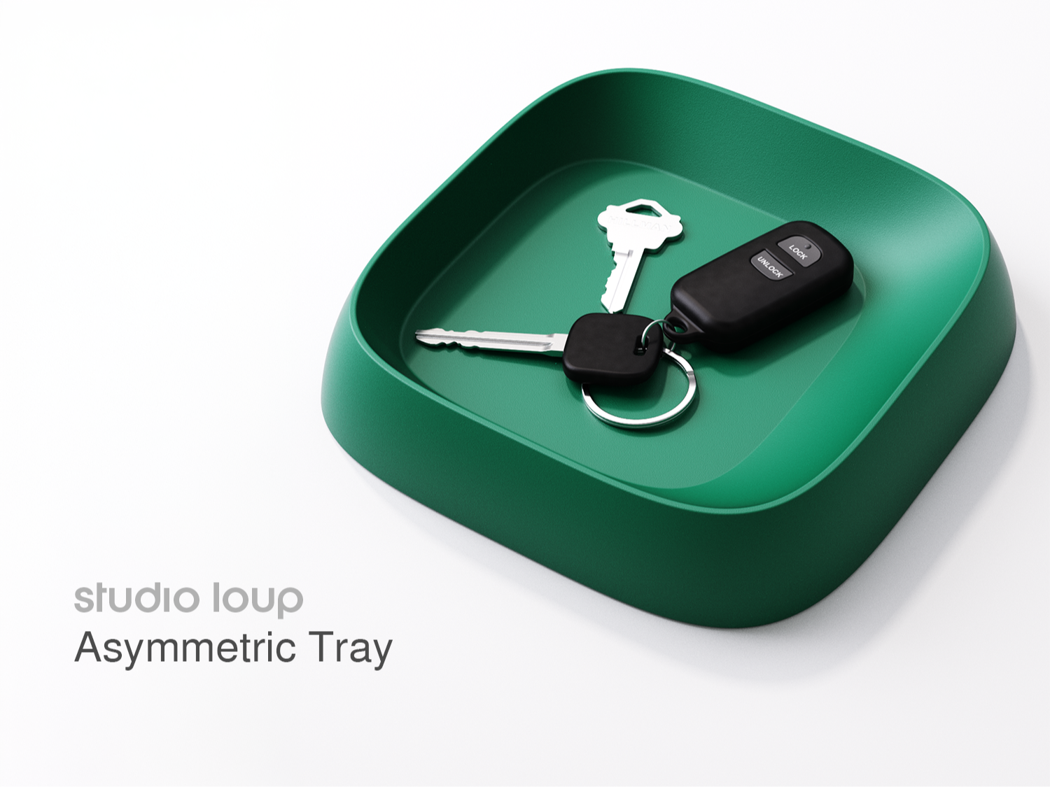 Asymmetric Tray