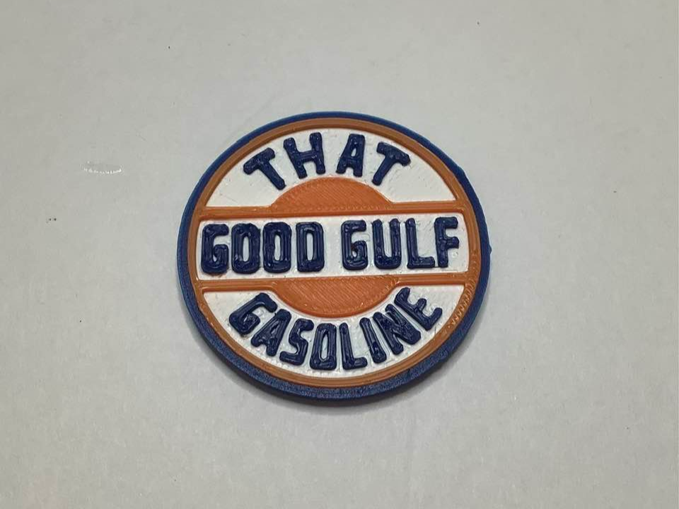Small Good Gulf gas sign
