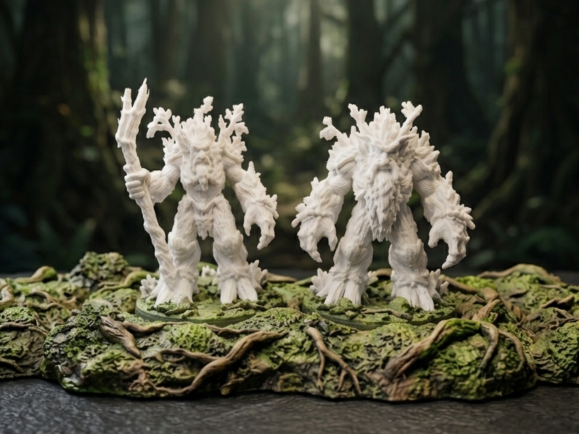 Ancient Forest Guardians Ents- Treant Miniatures