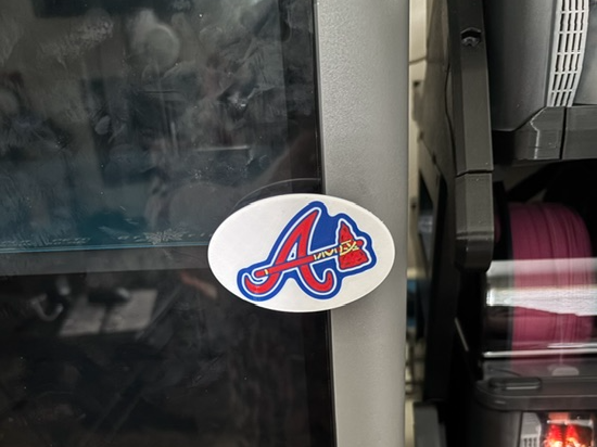 Atlanta Braves Bambu P/X-Series Door Handle
