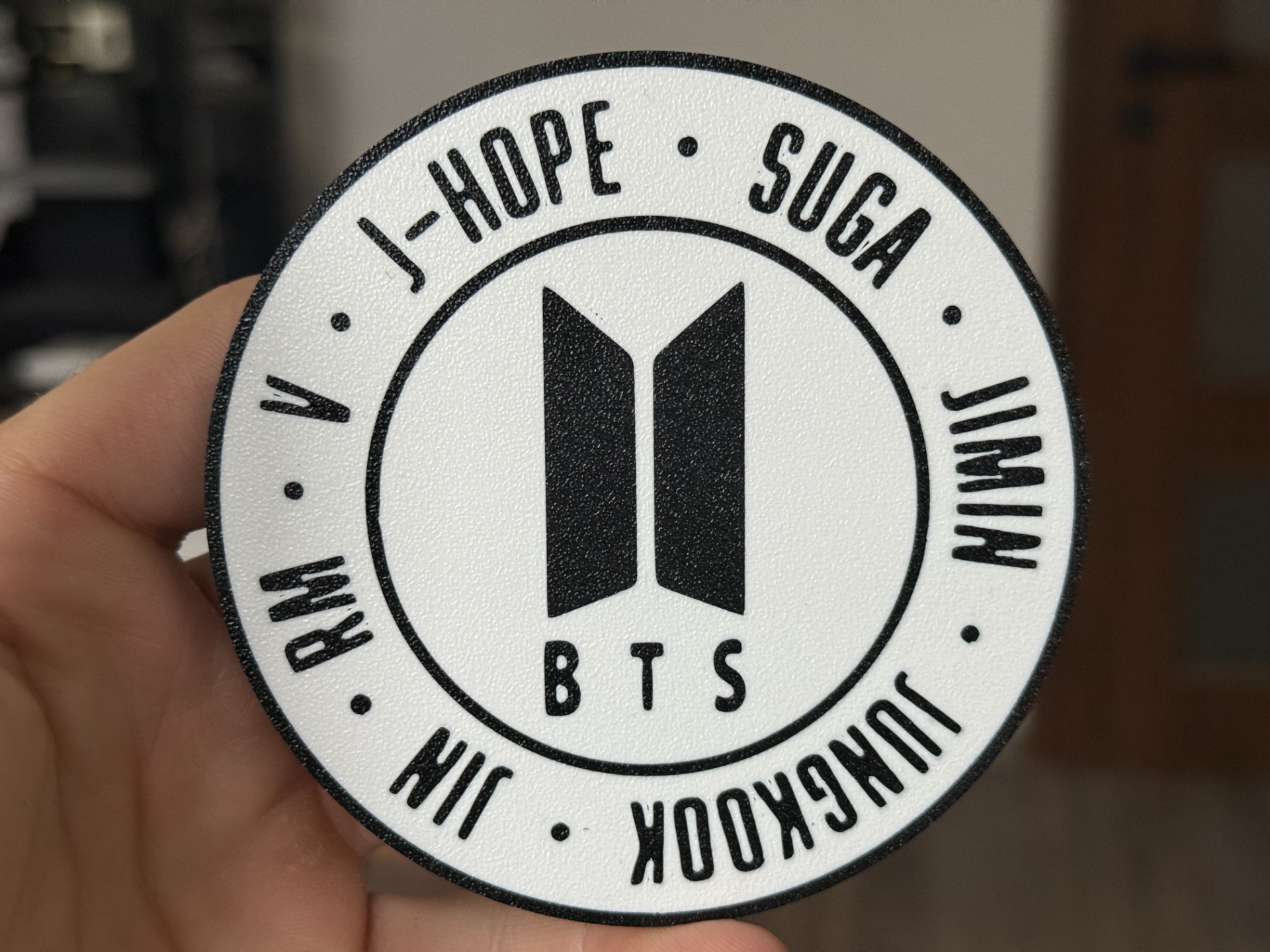 BTS coaster