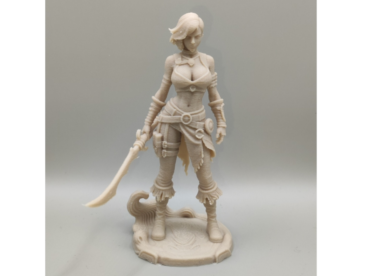 Oceanpunk-Seapunk  style girl figurine