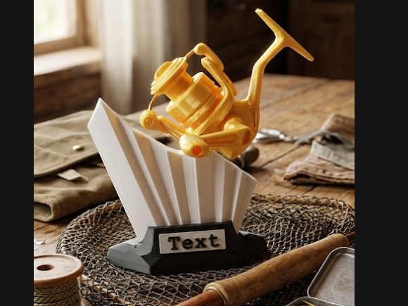 Customizable Fishing Reel Trophy V2