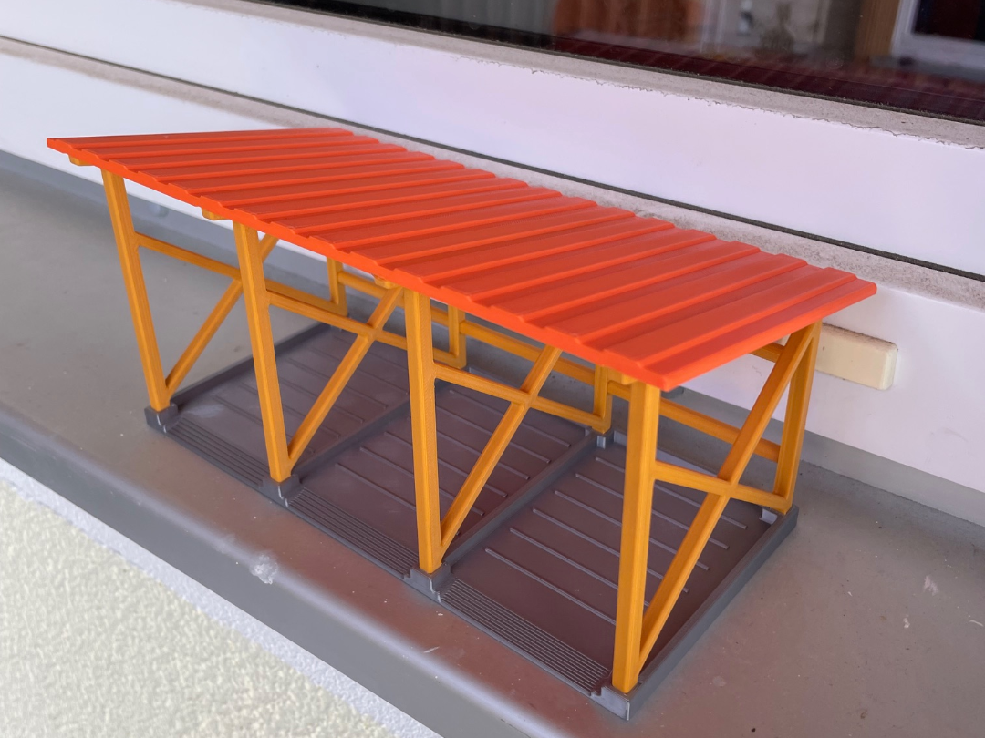 SIKU tractor garage machine shop parking slot