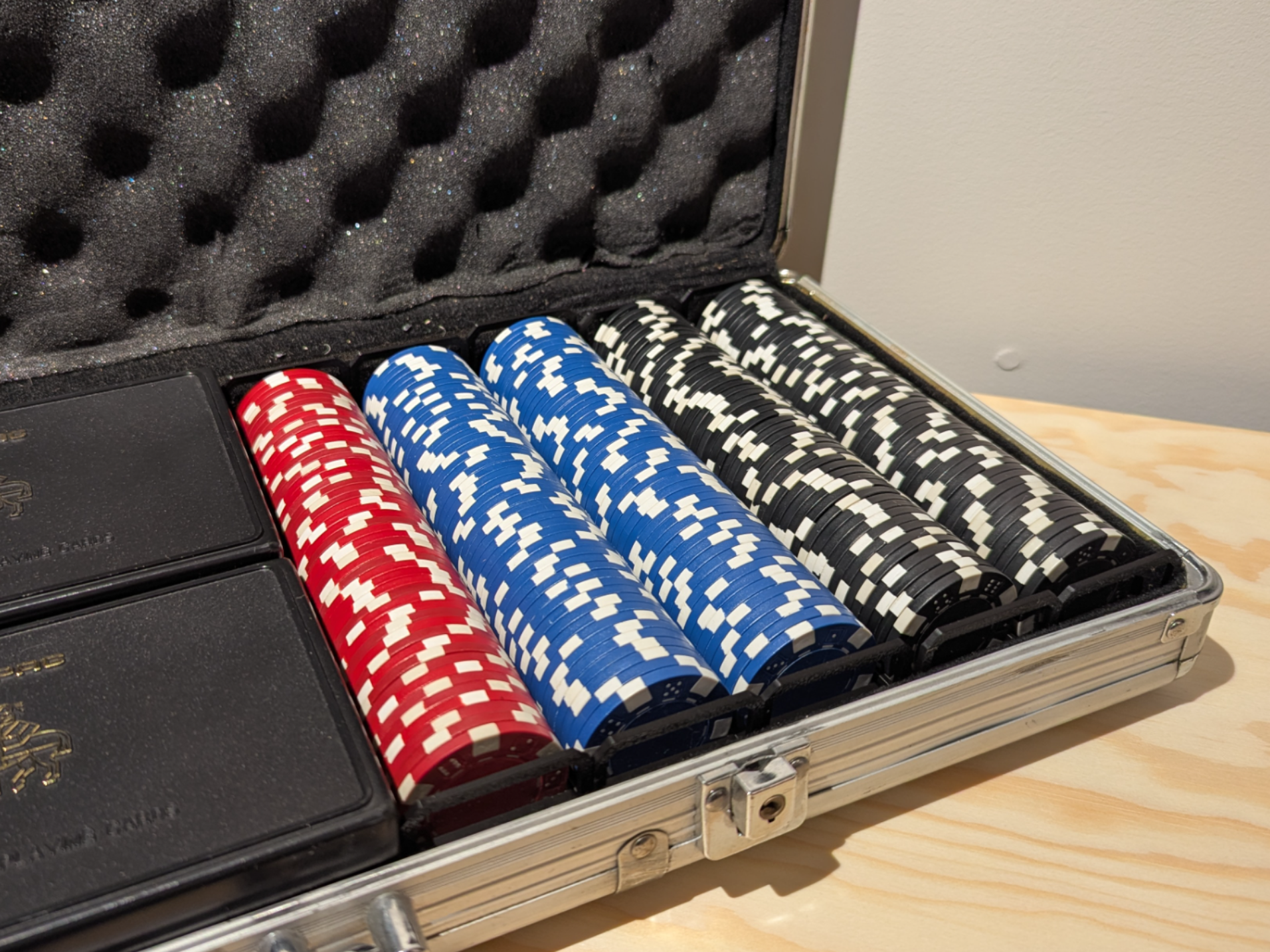 Modular Poker Chip Trays - Snap-Fit with Handles