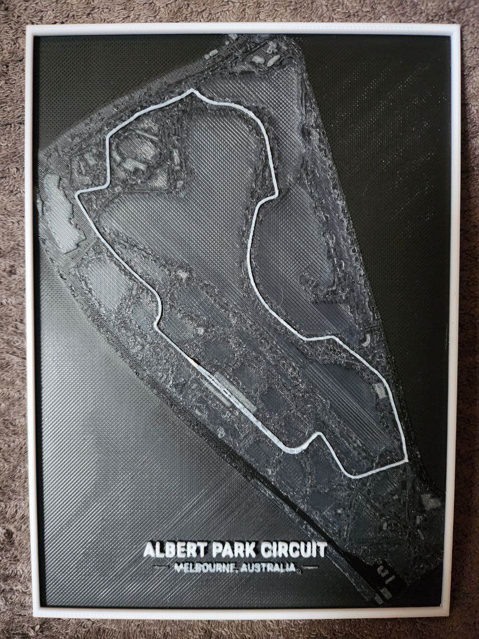 Albert Park Circuit F1 - HueForge