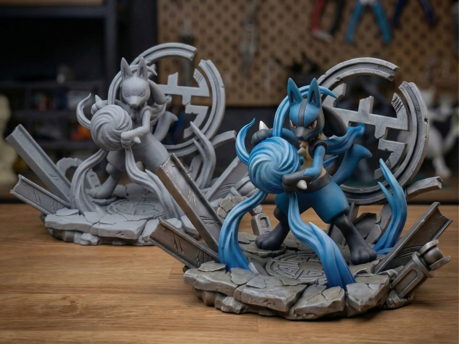 Lucario Battle Stance
