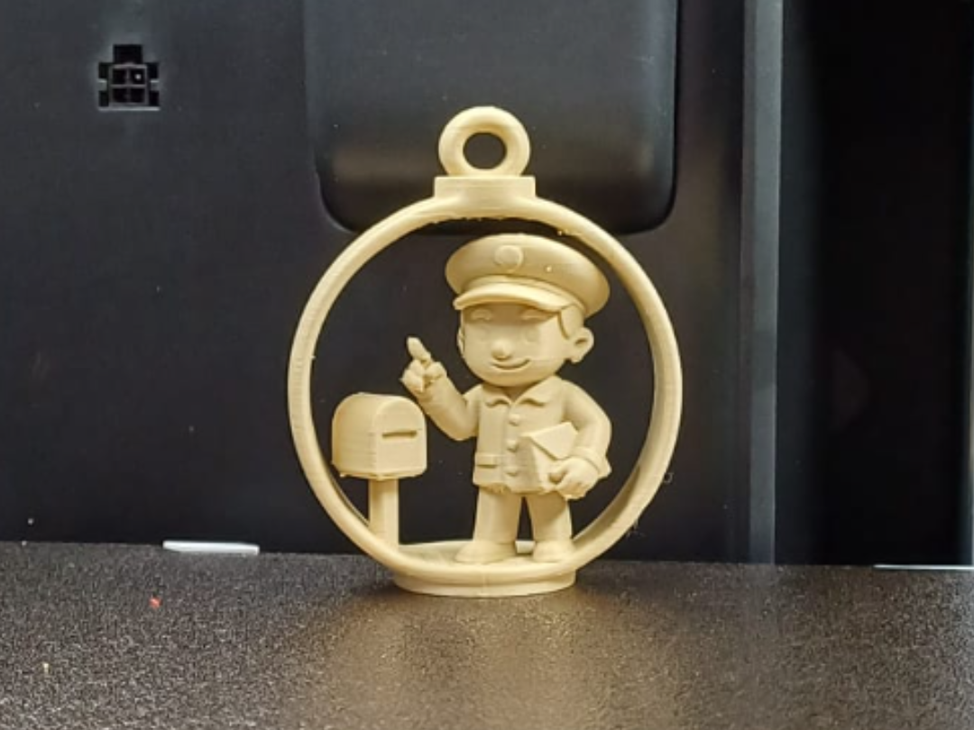 Postman Ornament – Holiday Mail Delivery Charm