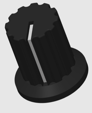 Uniden PRO520XL Knob