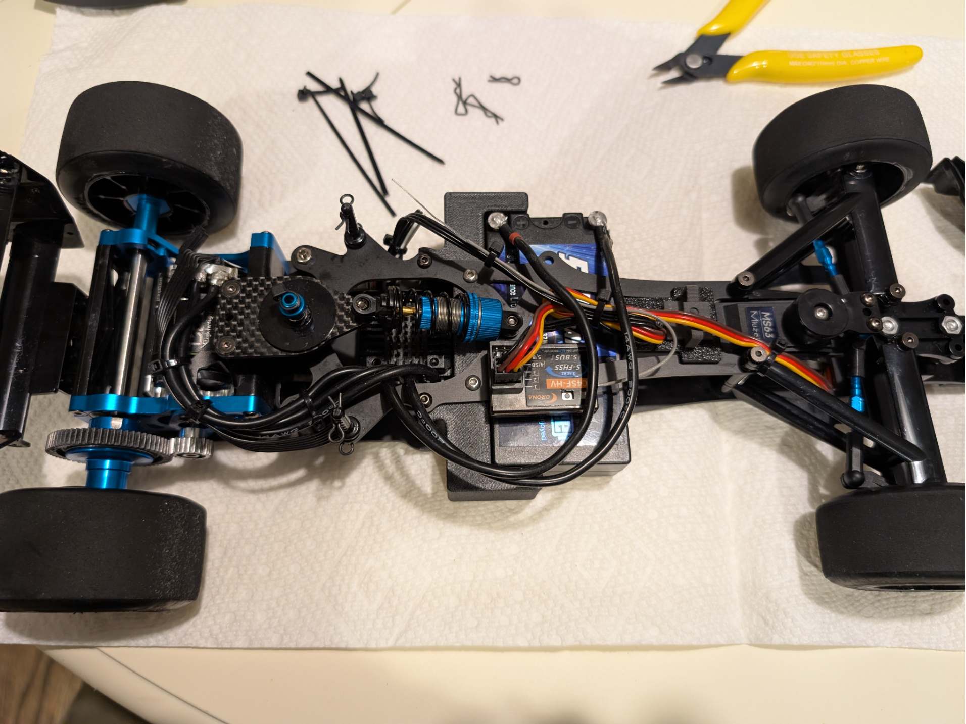 Tamiya F104 Pro 2 Transverse Shorty Lipo Adapter