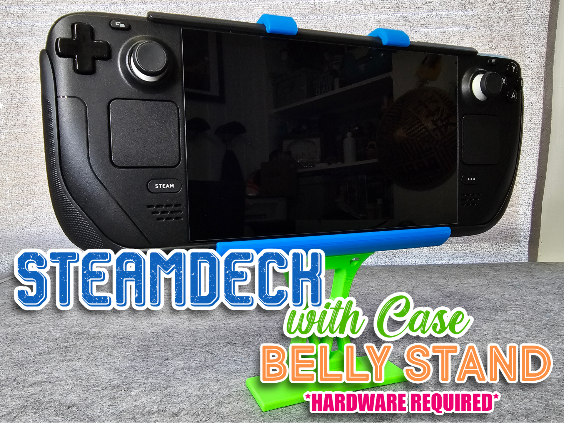 NEW - Steam Deck with Case - Belly Stand