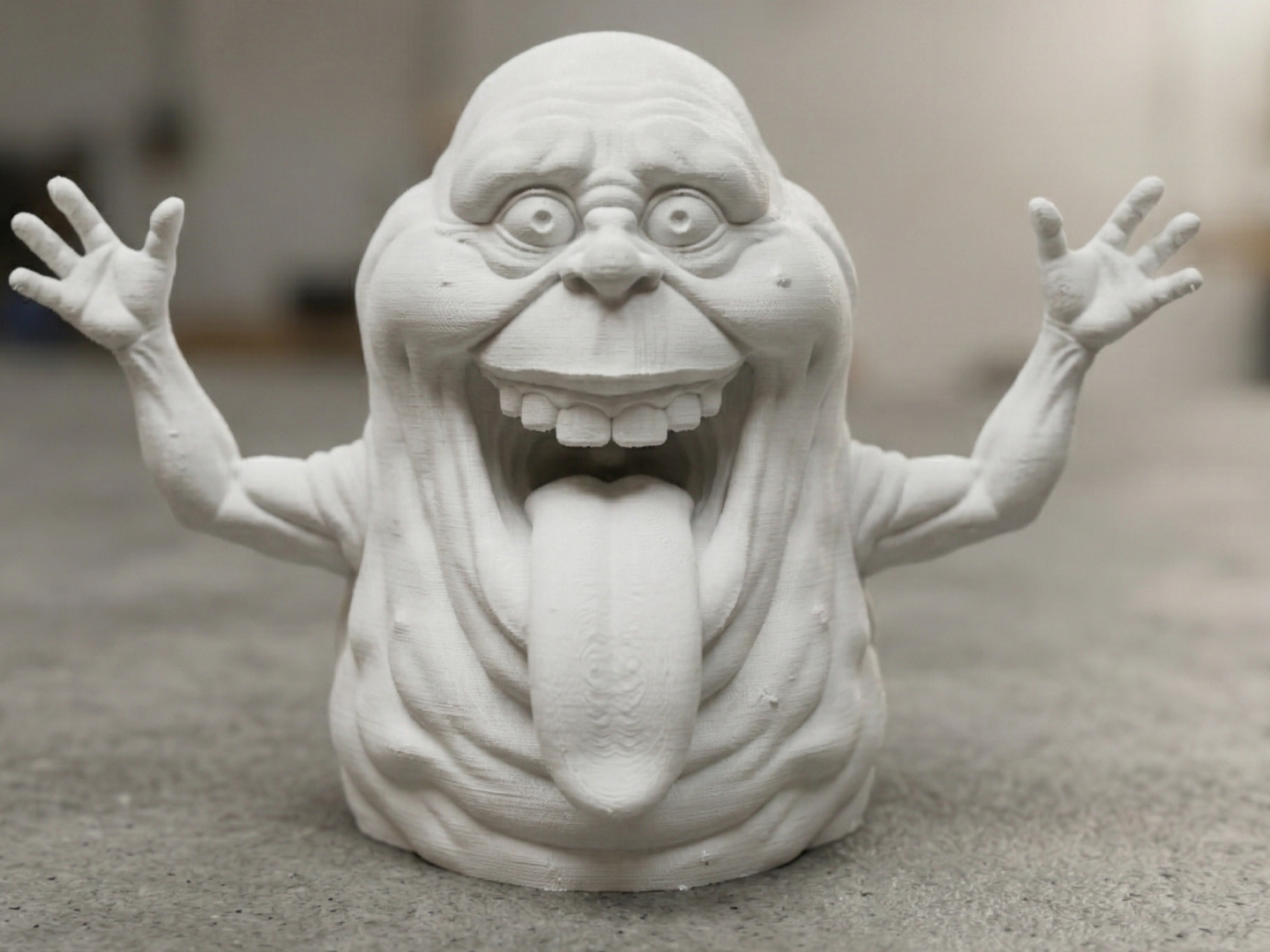 Slimer Ghost Buster Bust 3D Print Model 342