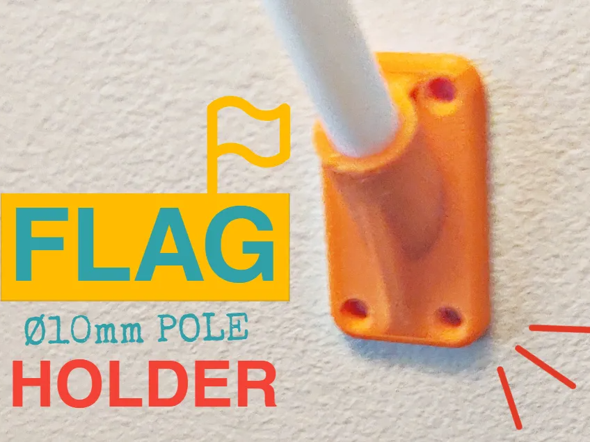 Flag Holder - Ø10mm flag pole