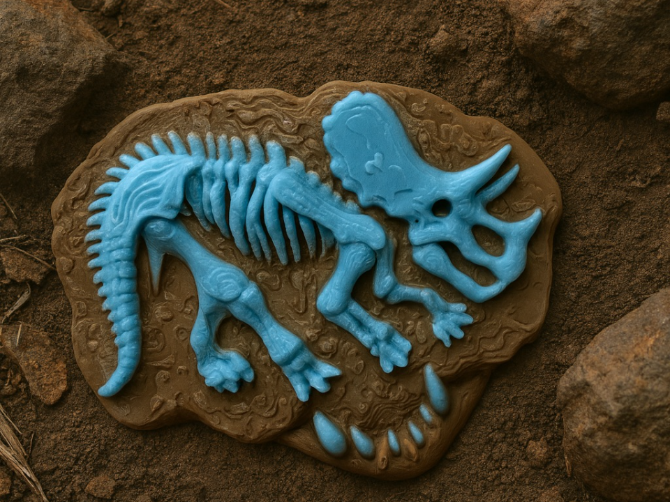 Triceratops fossil
