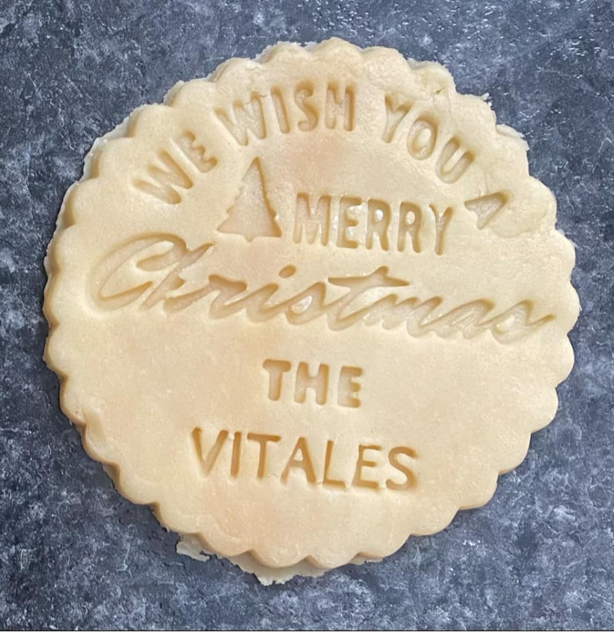 Personalizable Chrismast Cookie Cutter