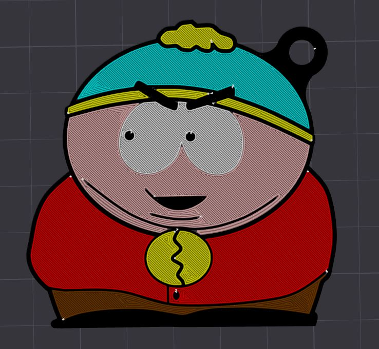 Southpark Cartman keyring