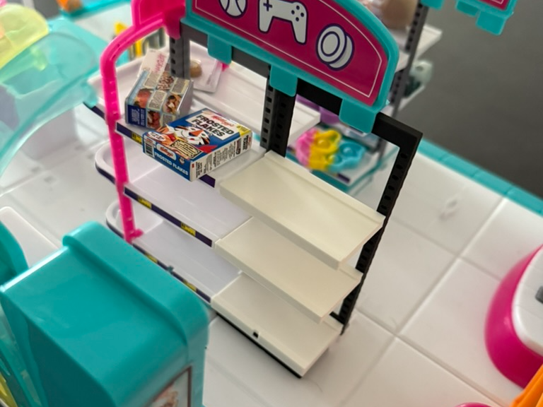 Shelves compatible with "ZURU Mini Brands TOYS"