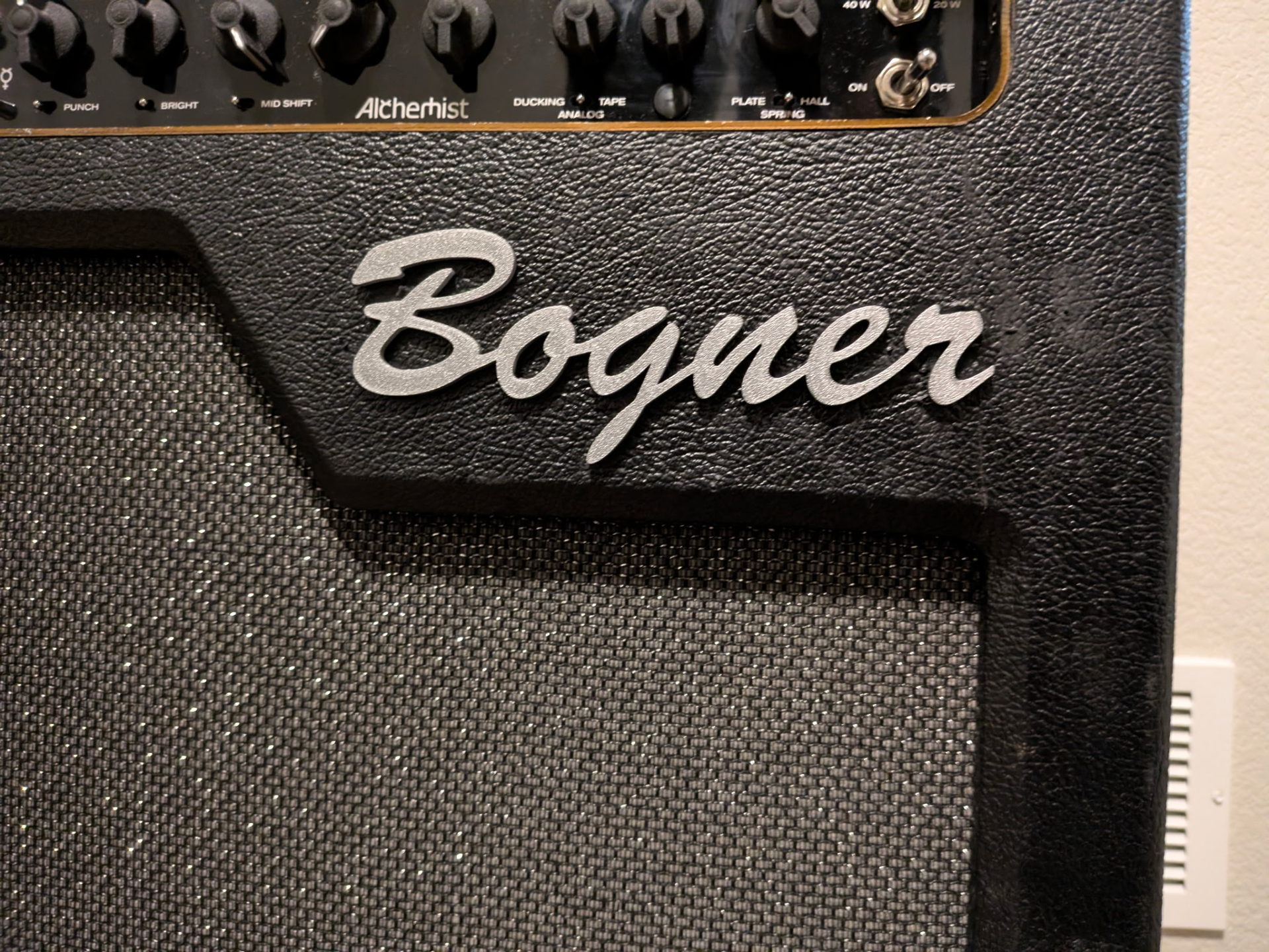 Bogner Amp Logo Replacement