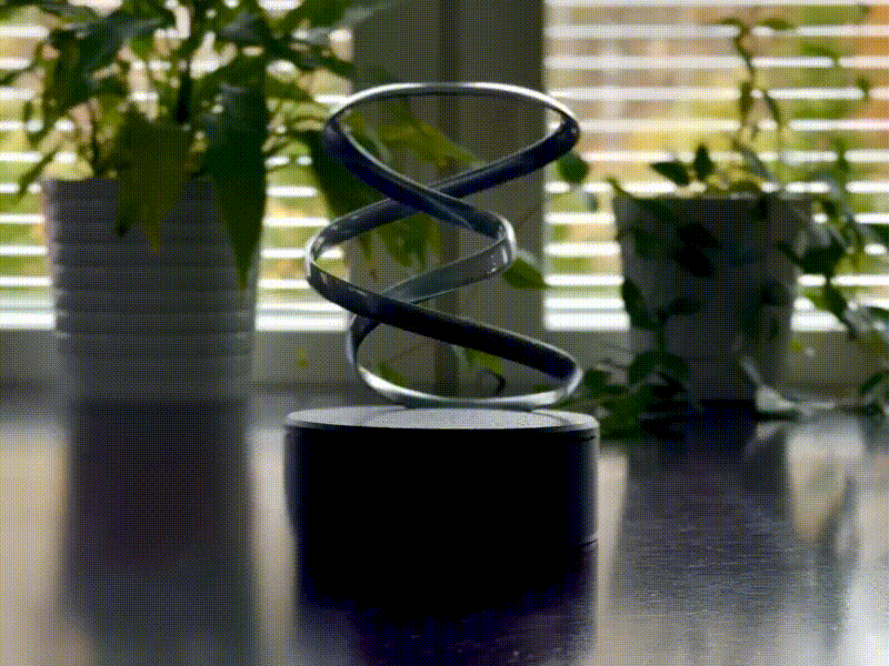 Hypnotic Spiral Kinetic Sculpture