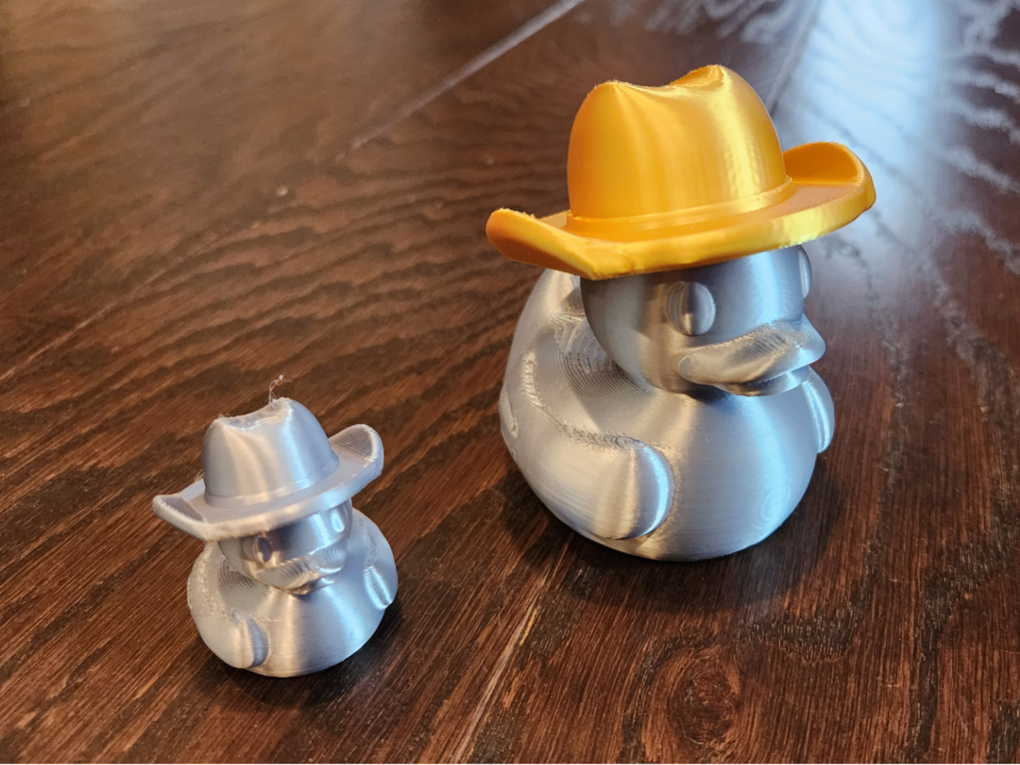Rubber Duck with REMOVABLE Cowboy Hat