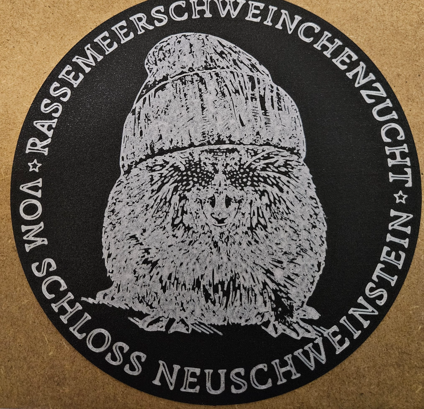 Tür_Schild_Meerschweinchen_Vom_Schloss_Neuschwein