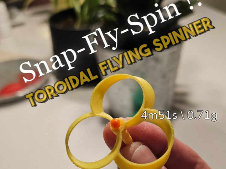 Multipart Toroidal Flying Spinner