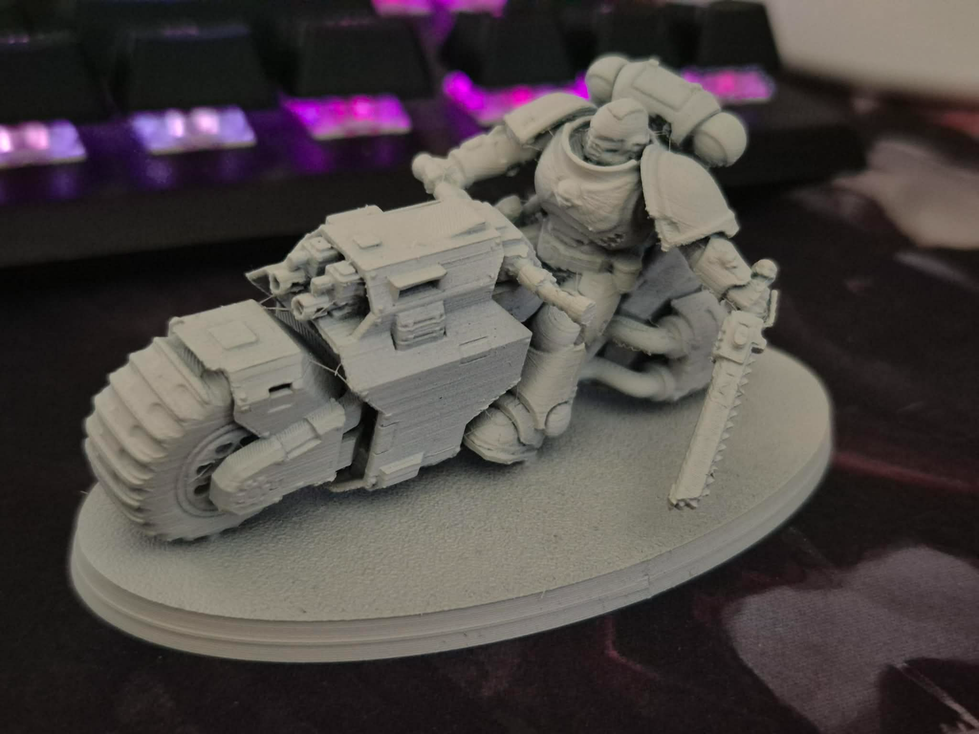 Space outrider with sword