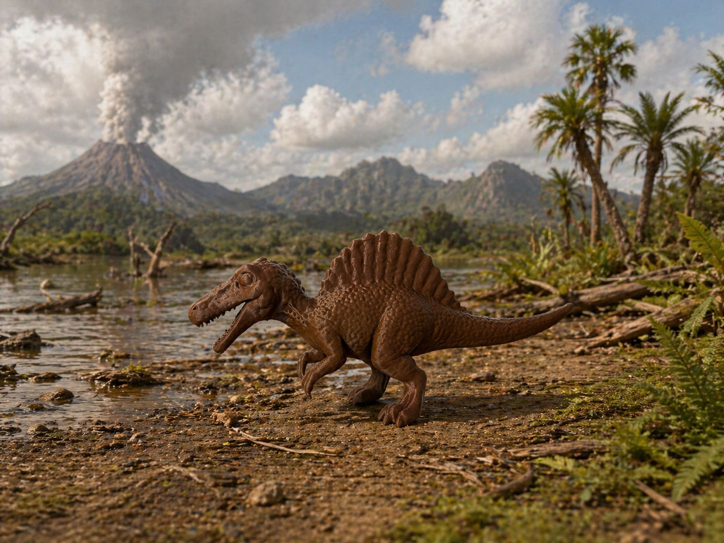 Realistic Spinosaurus Dinosaur – Standing 3D