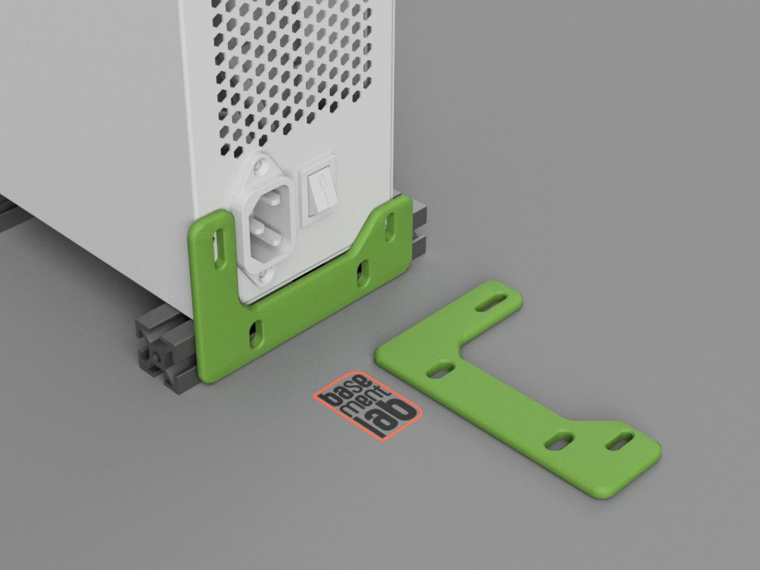 Universal PSU bracket for Alu 2020 Profile Mod. B