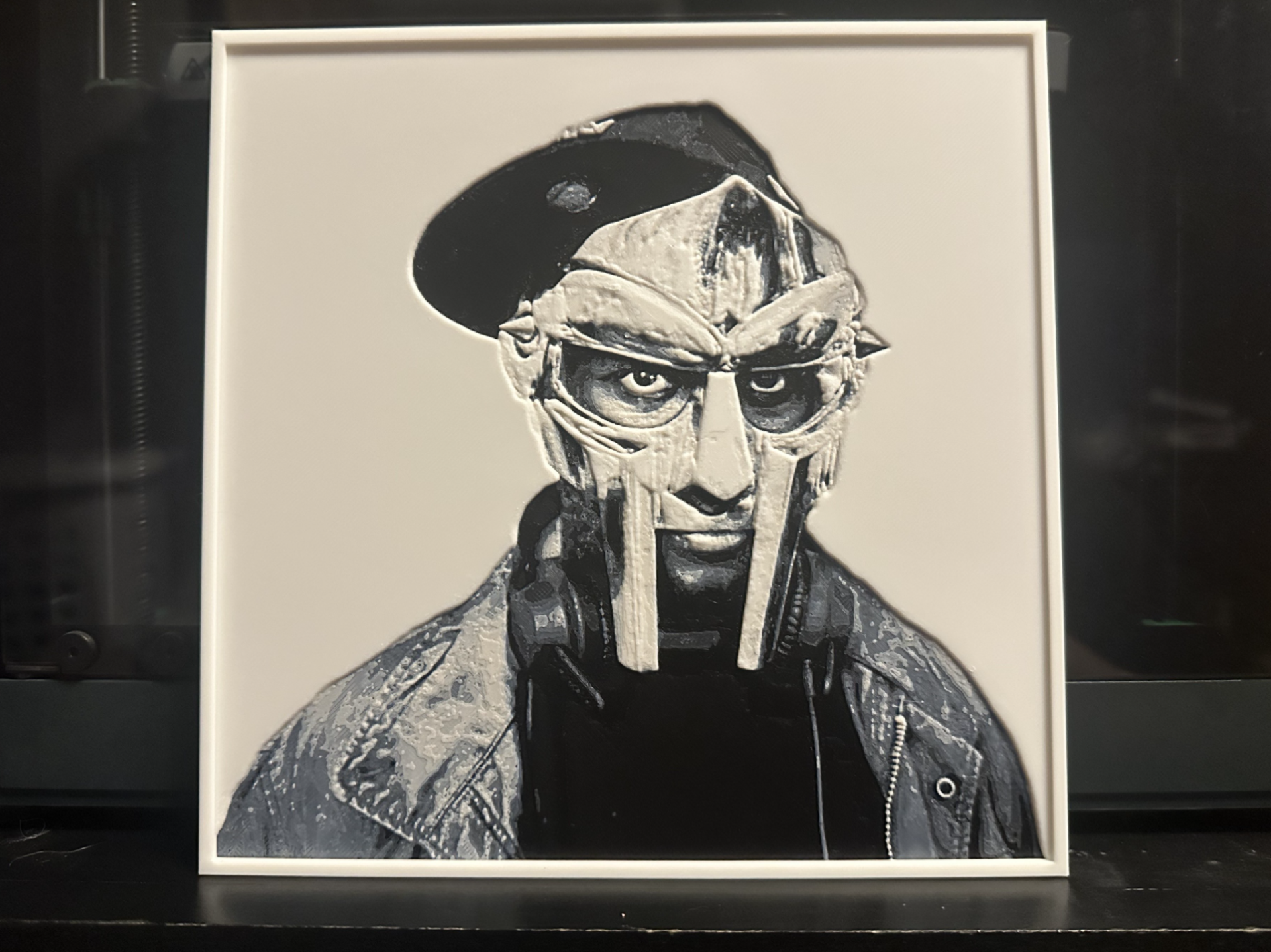 MF Doom Hueforge Poster