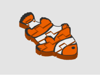 Clownfish Keychain