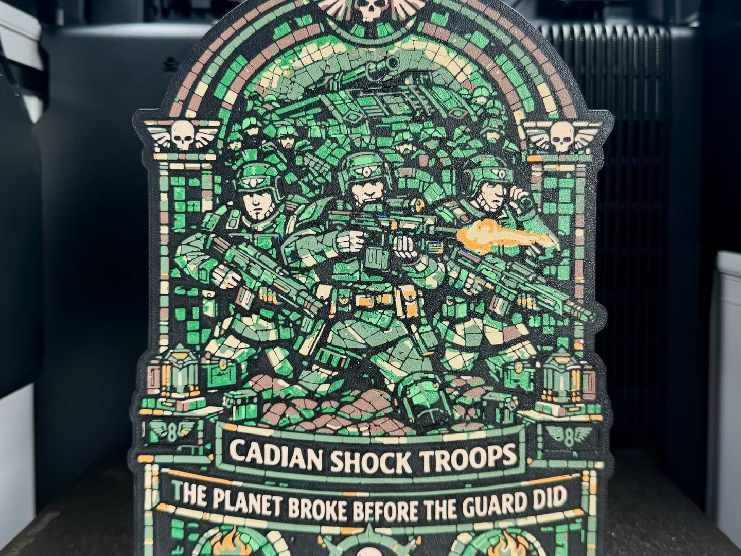 Cadian Shock Troops 40K Lightbox; Imperial Guard