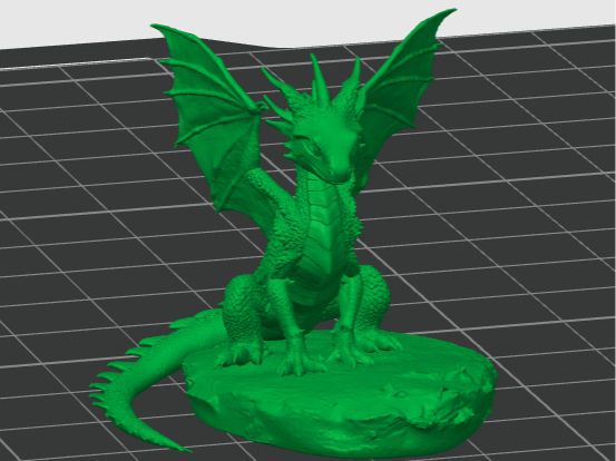 Dragon on a Rock