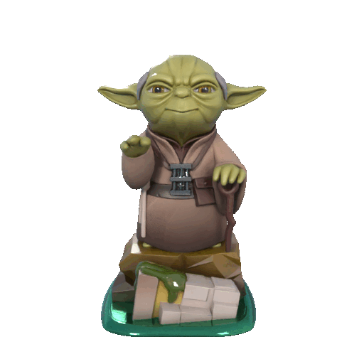 Yoda Star Wars 3D Model – Wise Jedi Master Figure