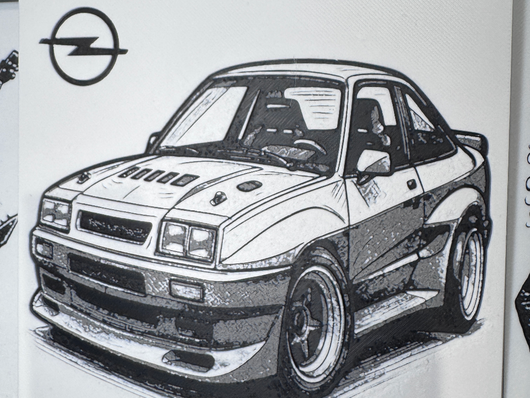 Hue Forge Karikatur – Opel Manta