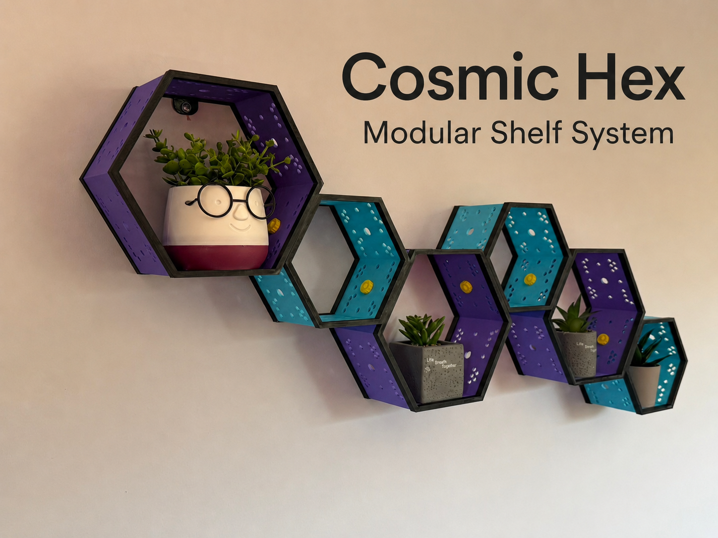 Hex Modular Shelves