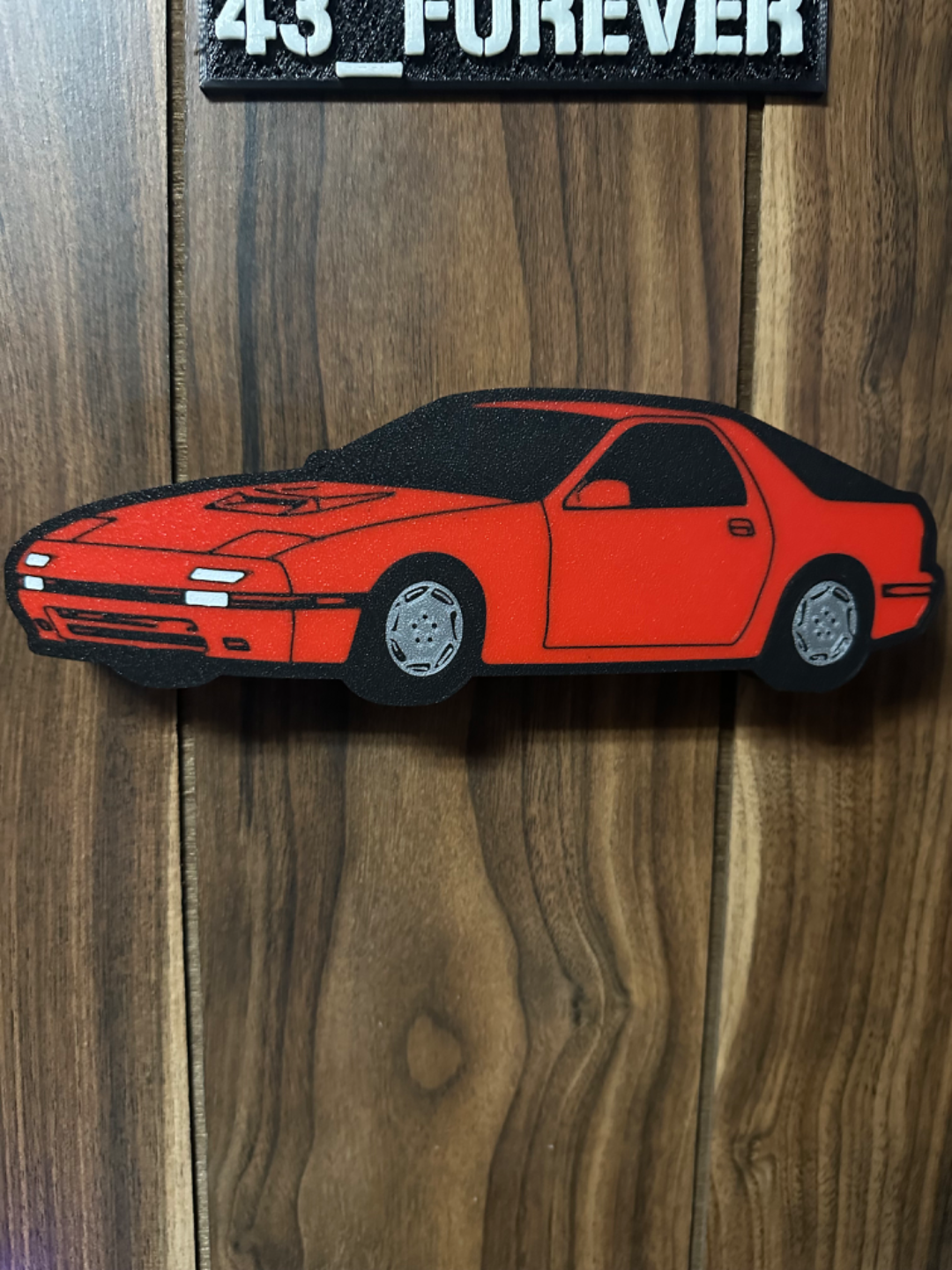 mazda rx7 fc3s lightbox/wall art