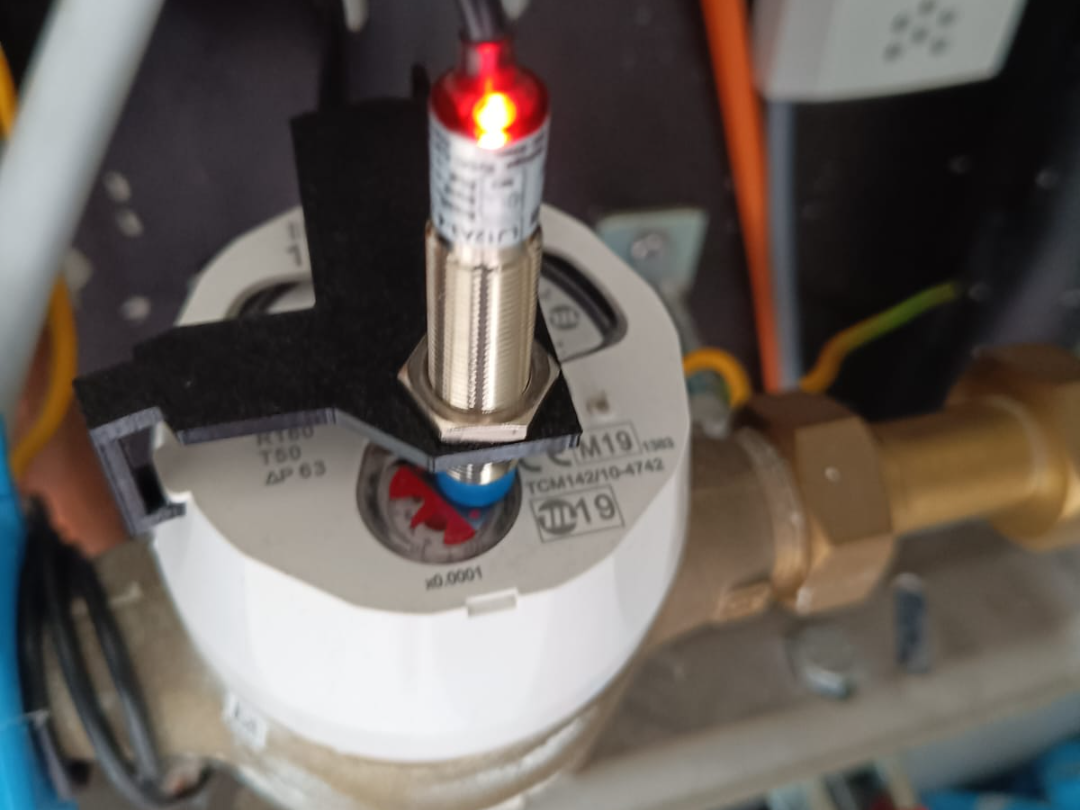 Sensor holder watermeter belgium
