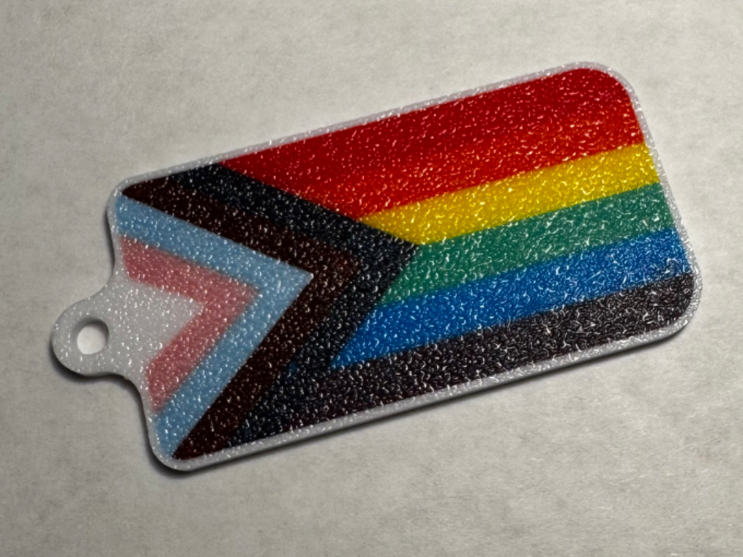 Pride Flag Keychain