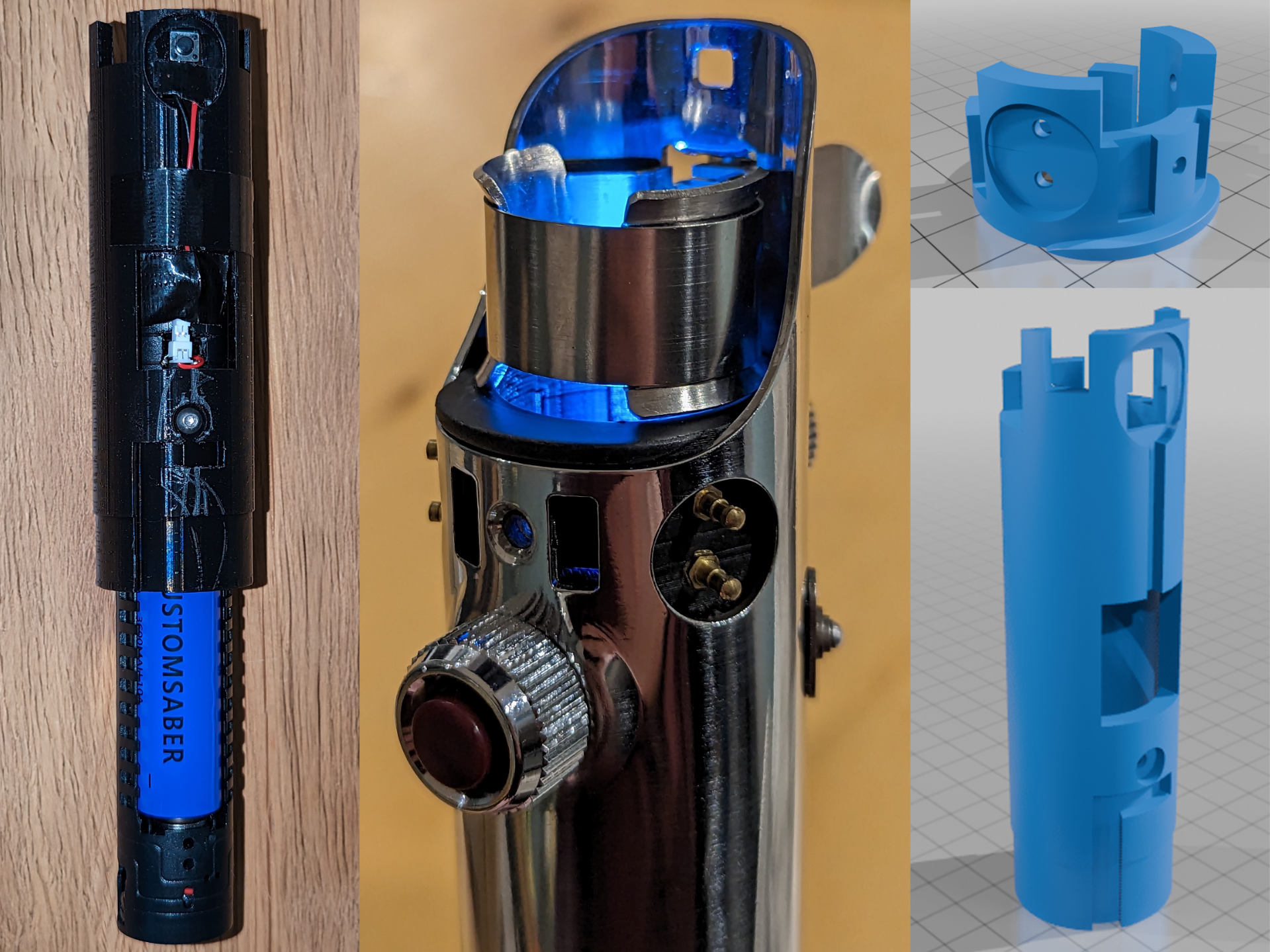 Graflex chassis & blade holder for Xenopixel core
