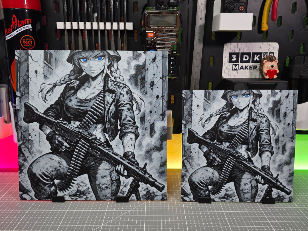 Girl Anime MG42 – Hueforge – 4 Colors