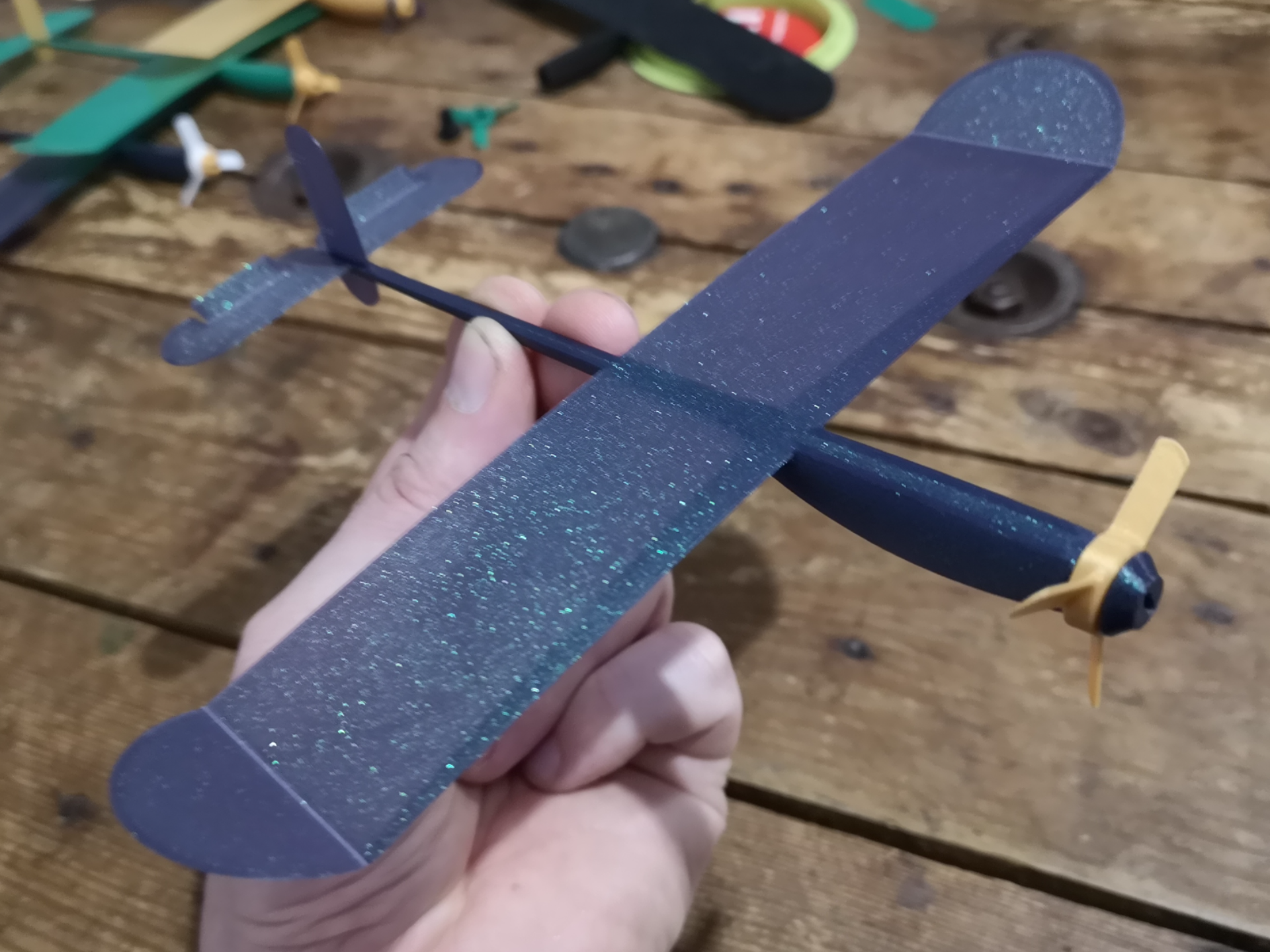 Mini glider with propeller - Funny Glider
